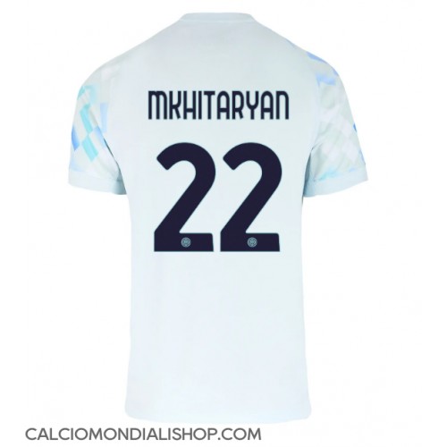 Maglie da calcio Inter Milan Henrikh Mkhitaryan #22 Seconda Maglia 2025-26 Manica Corta